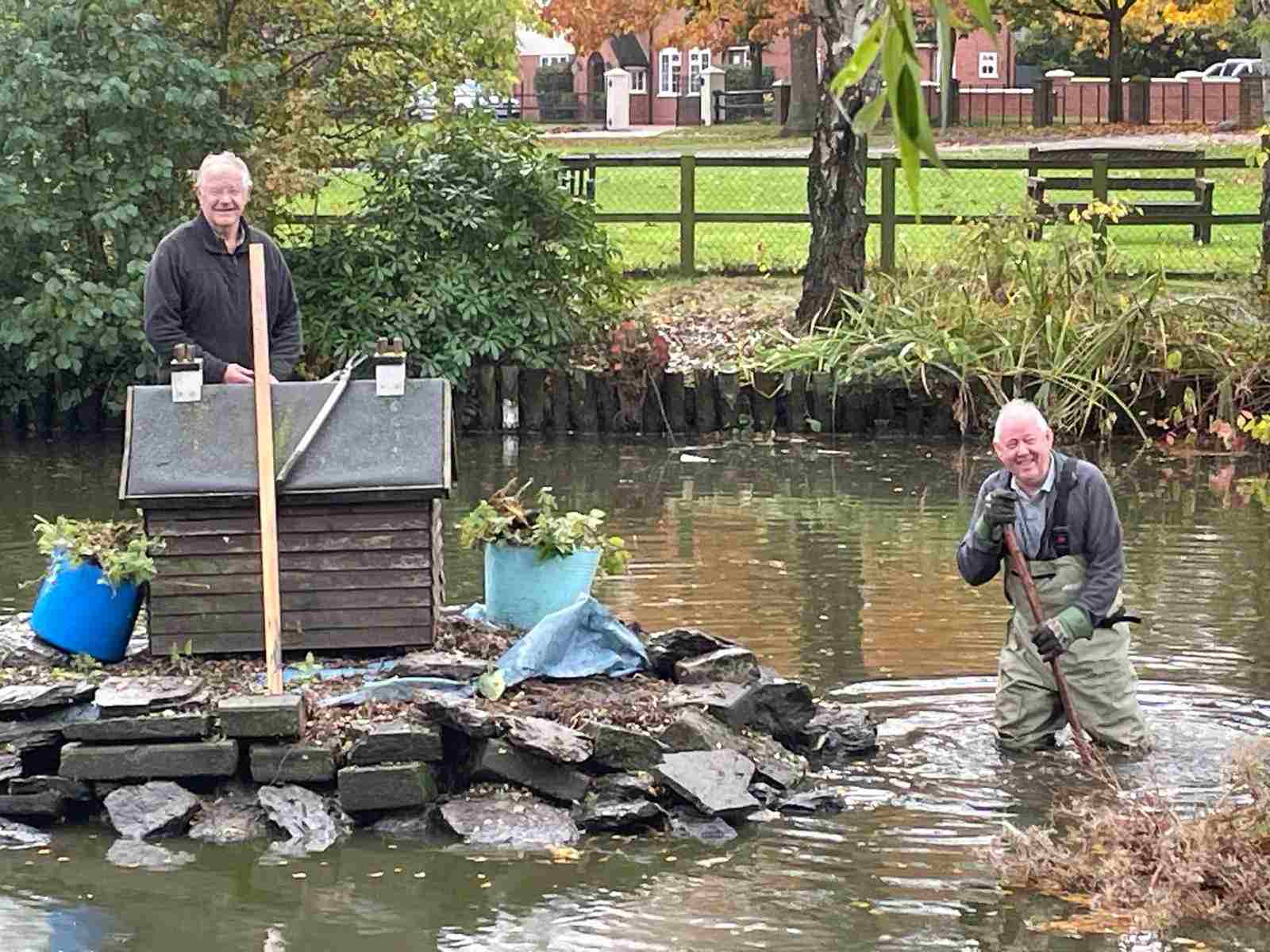 Cleaning up the pond, 2025